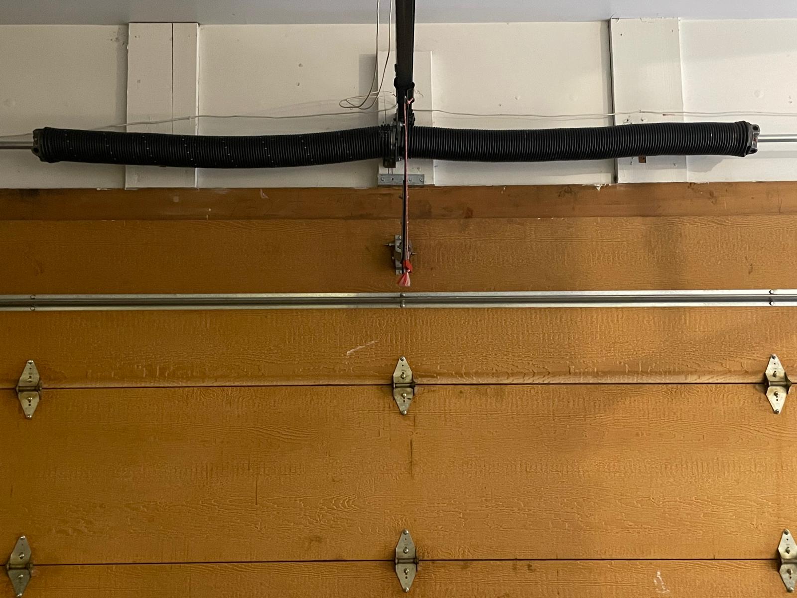 cycle Springs replacement on a 3 inch wooden door in Evergreen (2)