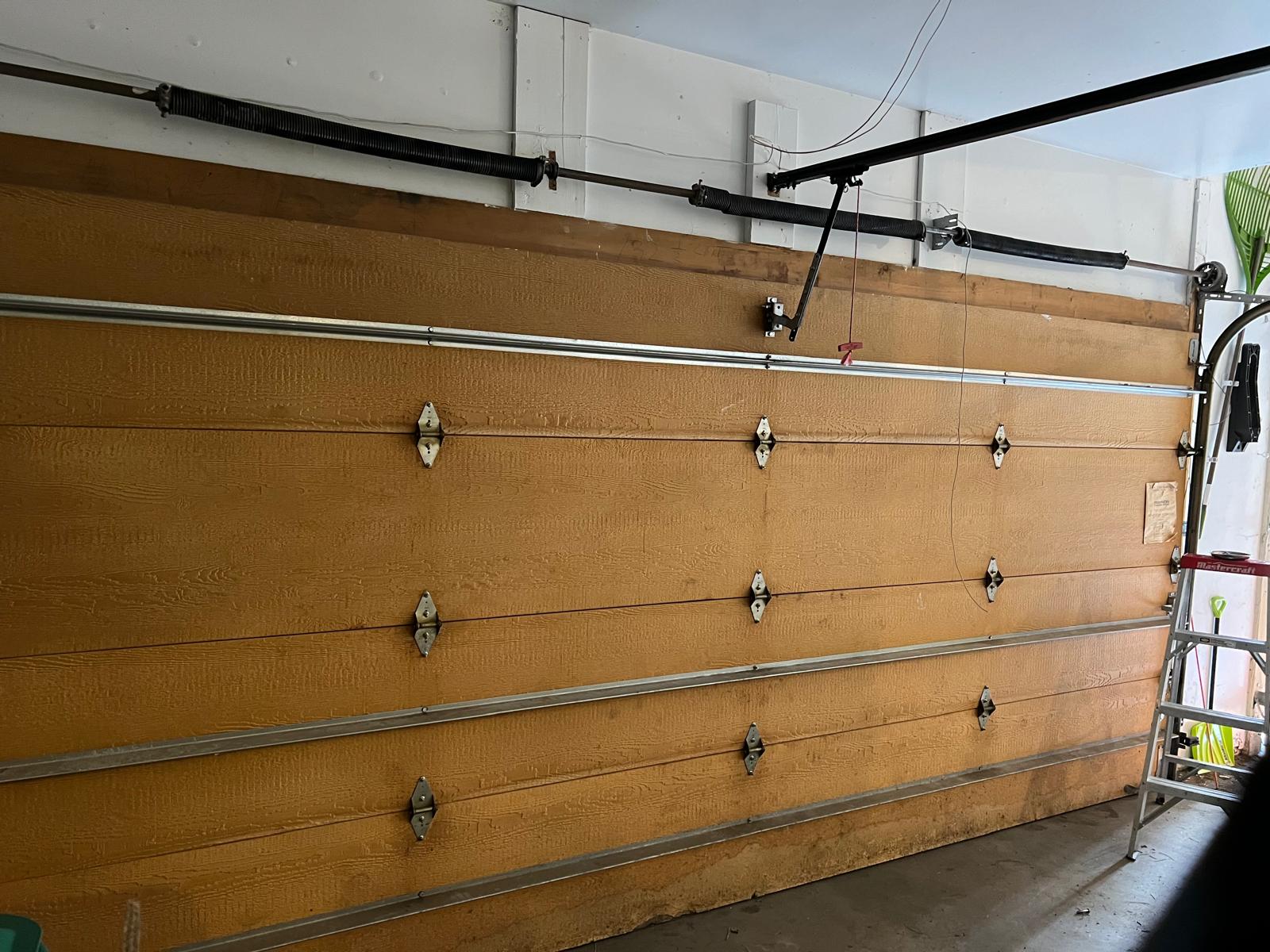 cycle Springs replacement on a 3 inch wooden door in Evergreen (3)