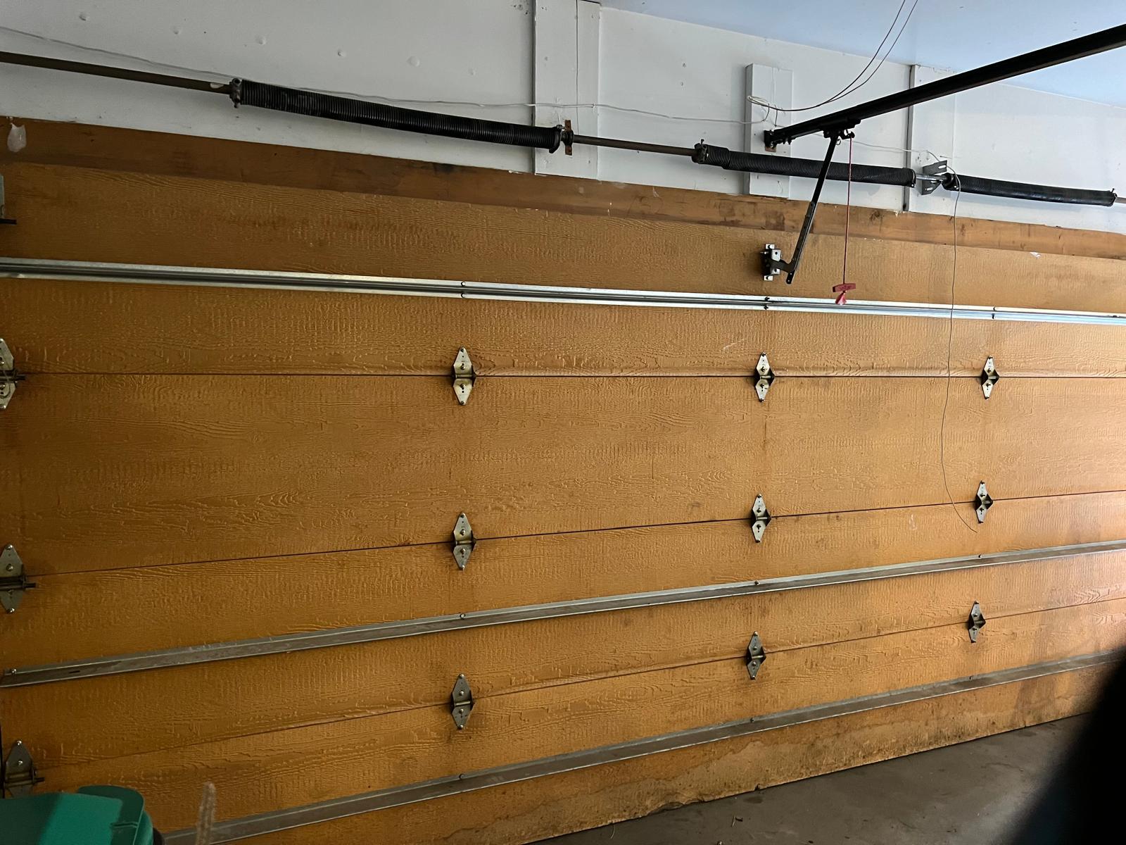 cycle Springs replacement on a 3 inch wooden door in Evergreen (5)