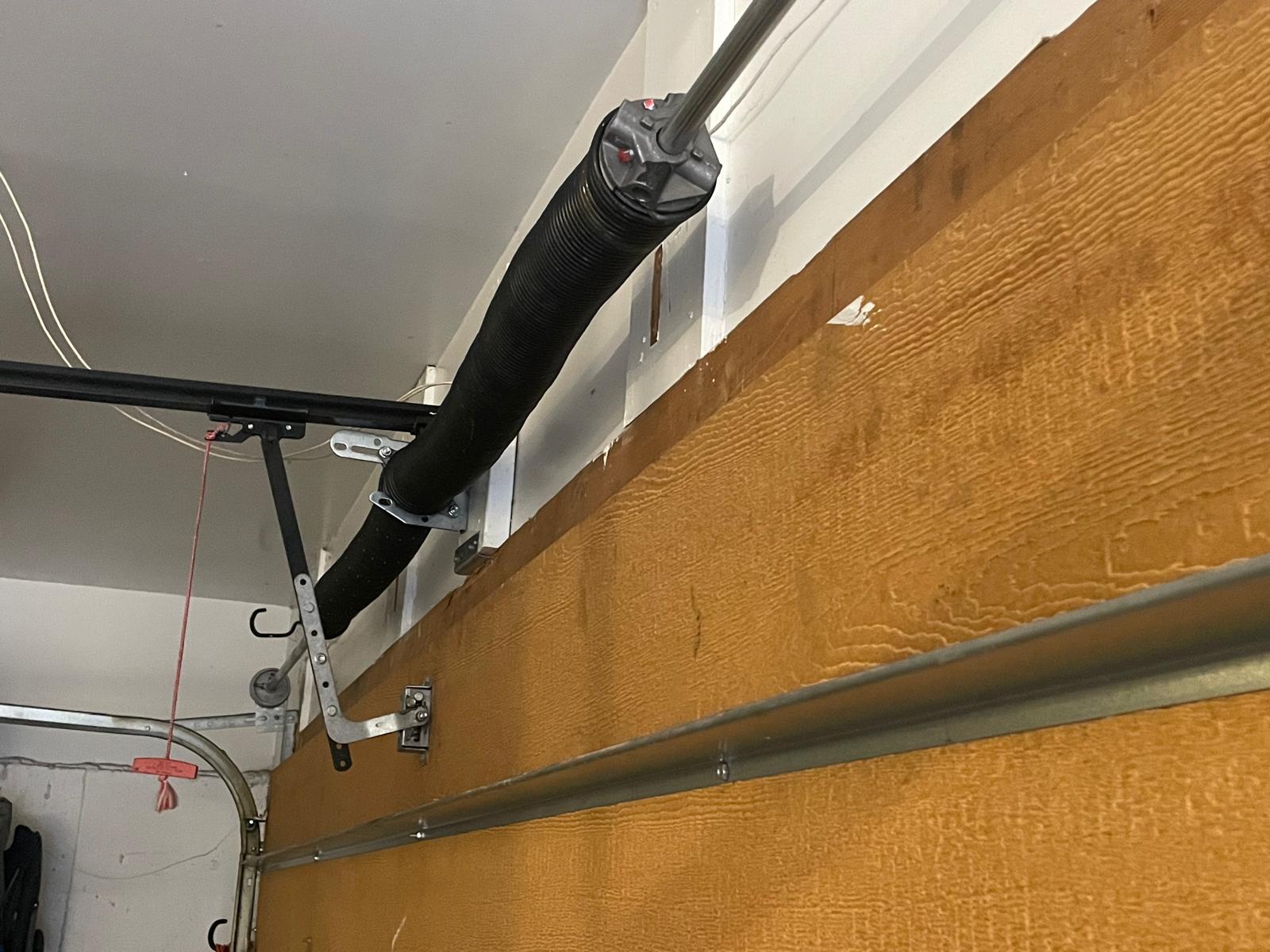 cycle Springs replacement on a 3 inch wooden door in Evergreen (6)