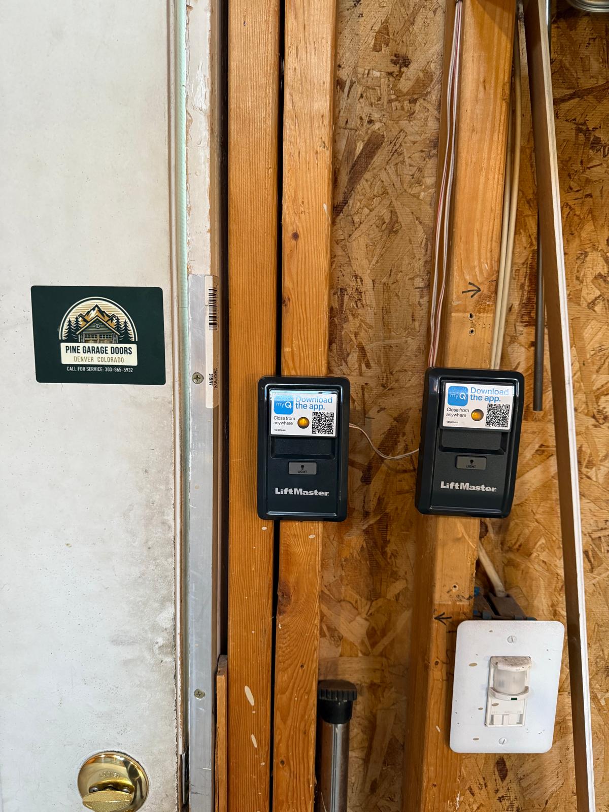 Garage door opener install in Denver by Pine Garage Doors (3)